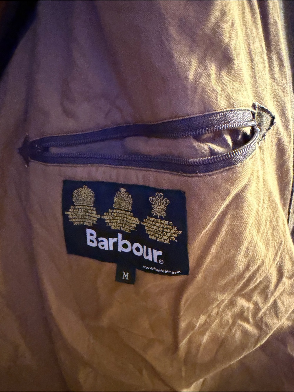 Barbour Weathered Utility Field Jacket Brown Men’s M Waterproof - Picture 8 of 16